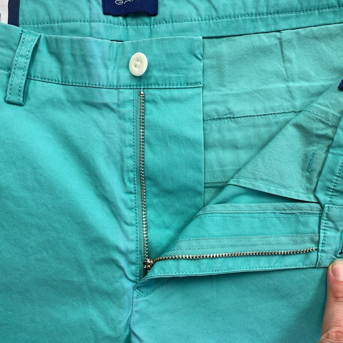 GANT Green Regular Sun Faded Chino Shorts Size W34