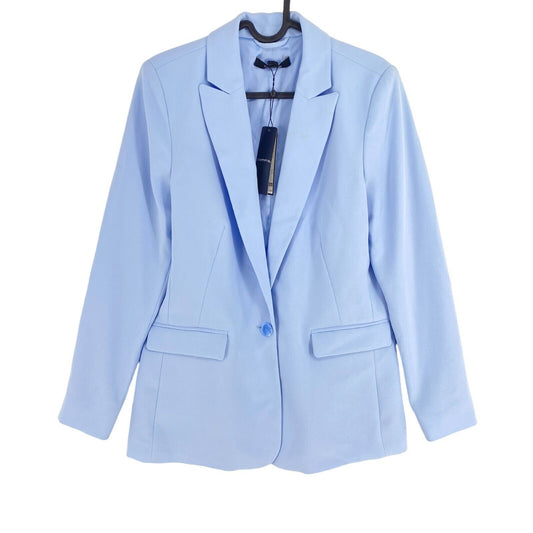 COMMA Light Blue Blazer Jacket Size EU 36 UK 10 US 6