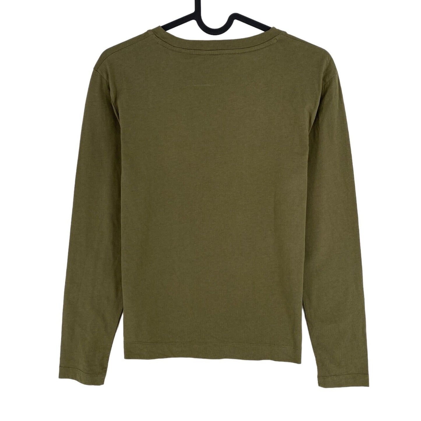 GANT T-shirt à manches longues et col rond Icon G vert foncé taille S