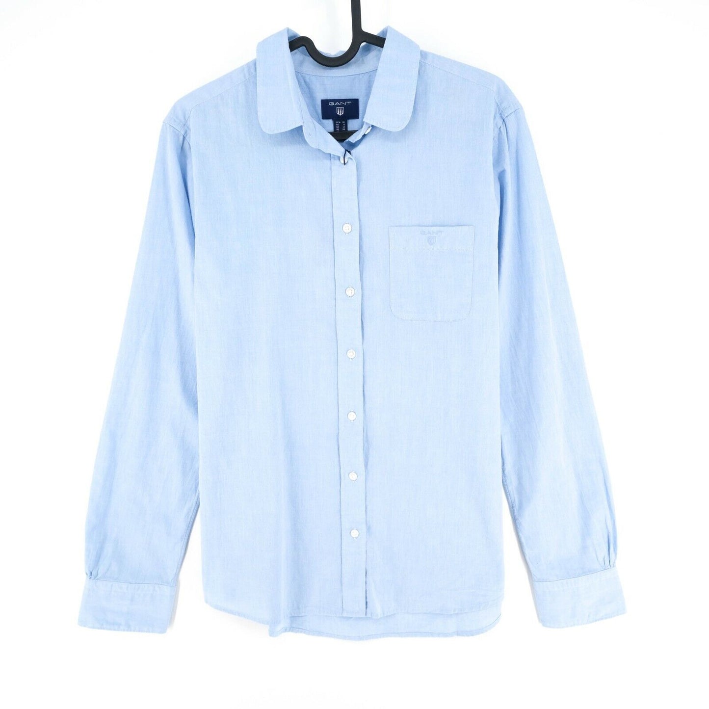 GANT Light Blue Air Chambray Shirt Size EU 38 UK 12 US 8