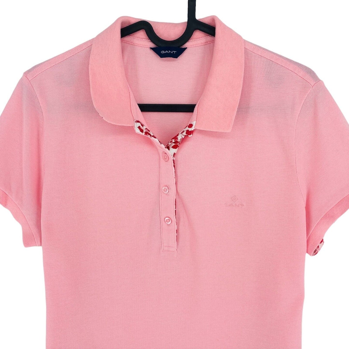 GANT Pink Lock Up Pique Rugger Polo Shirt Size M