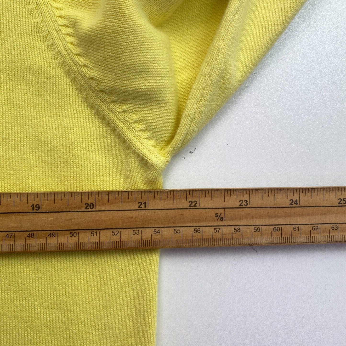 GANT Yellow Cotton Crew Neck Sweater Jumper Size L