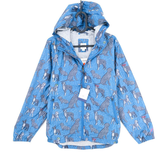 GAP Kids Blue Animal Print Hooded Coat Jacket Size 2XL 150-164 cm 13-14 Years