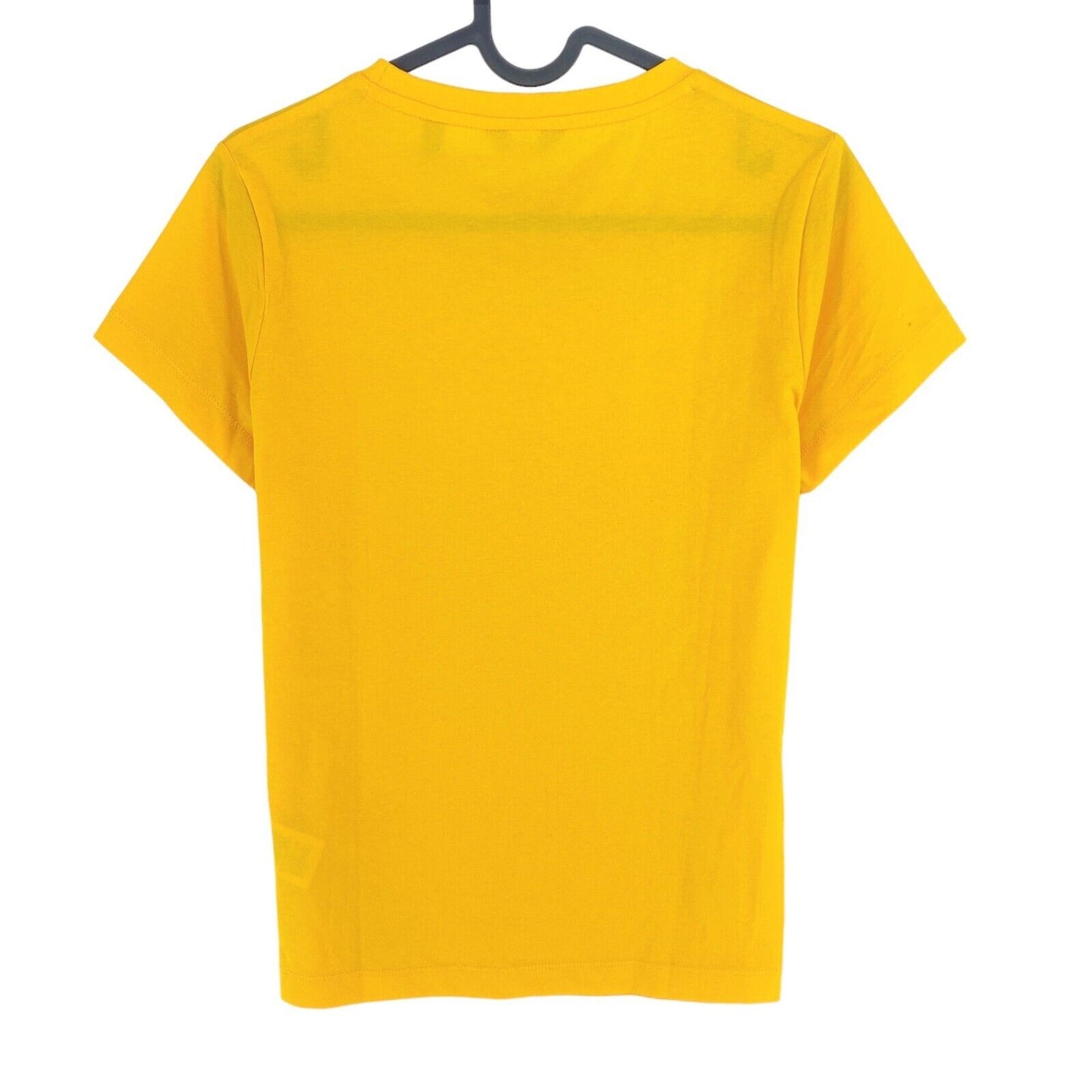 GANT Yellow Logo Crew Neck T Shirt Size S