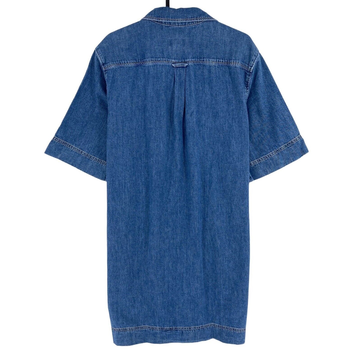 GANT Women Dark Blue Denim SS Regular Shirt Dress Size EU 34 UK 6 US 4