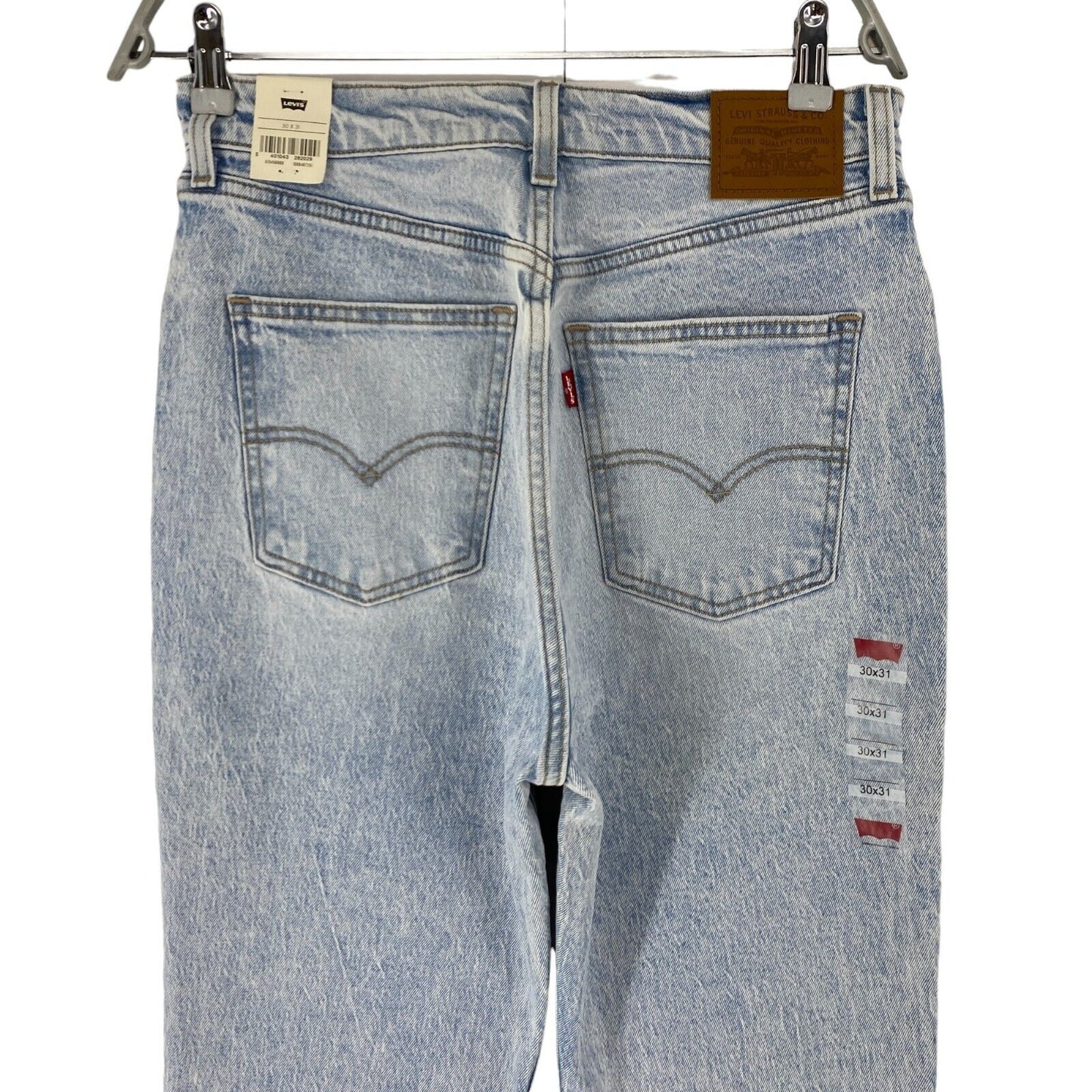 Levi's Premium Damen Jeans im 70er-Jahre-Stil mit hoher Taille und schmaler Passform, W30 L31, Blau