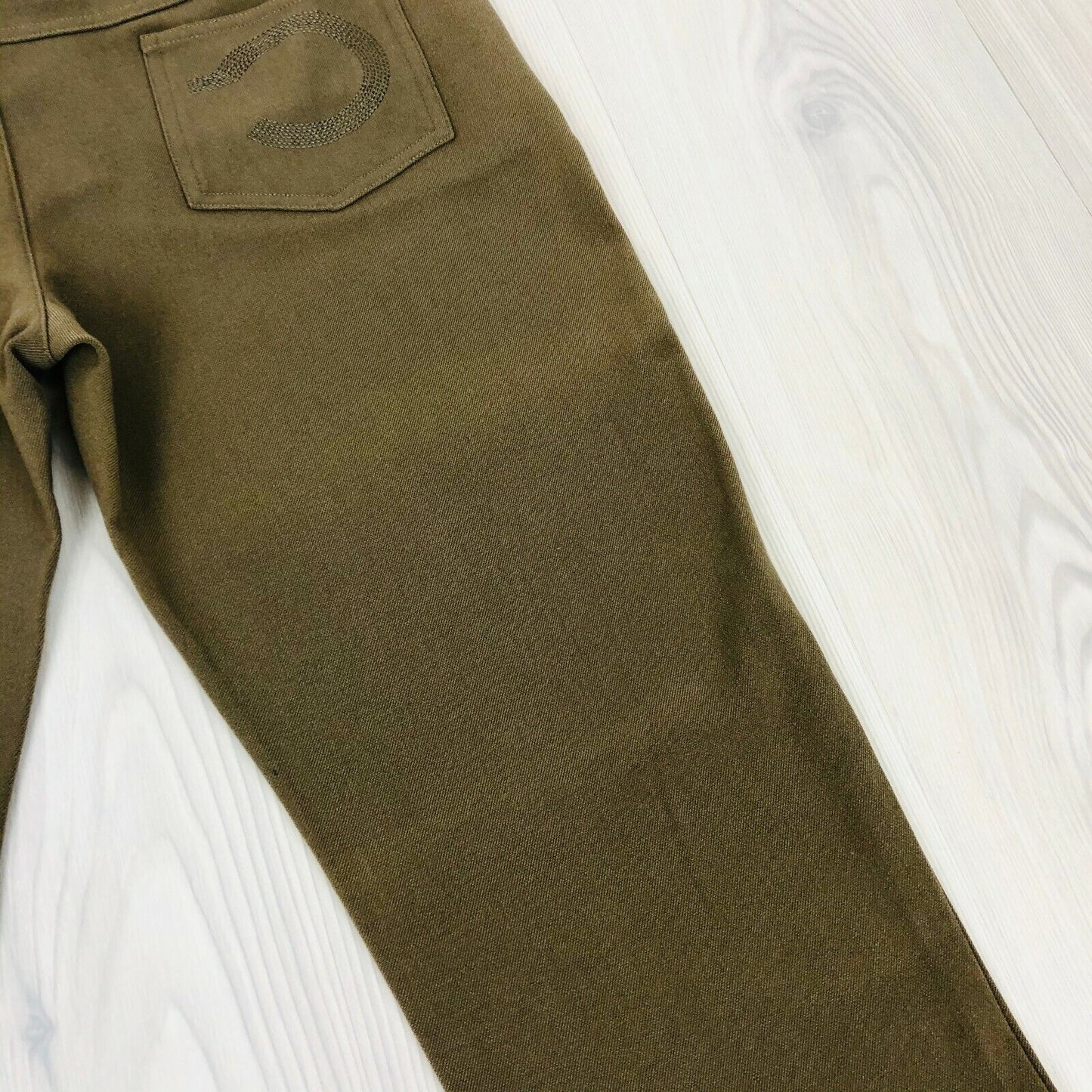 Roberto Cavalli UVP 350 $ Beige Damen Normale Hose Hose W32 IT 46 UK 14