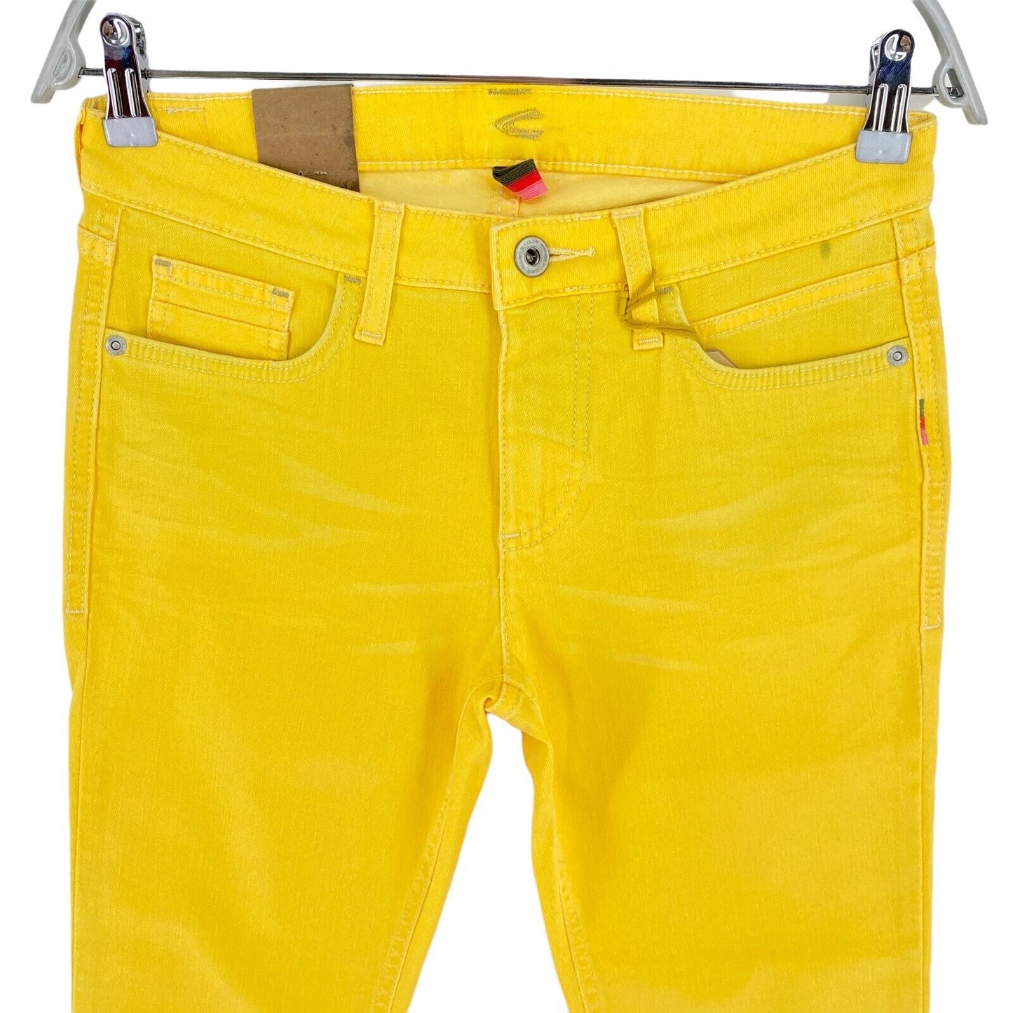 Camel Active Femme Jaune Slim Fit Jeans Taille W28 L32