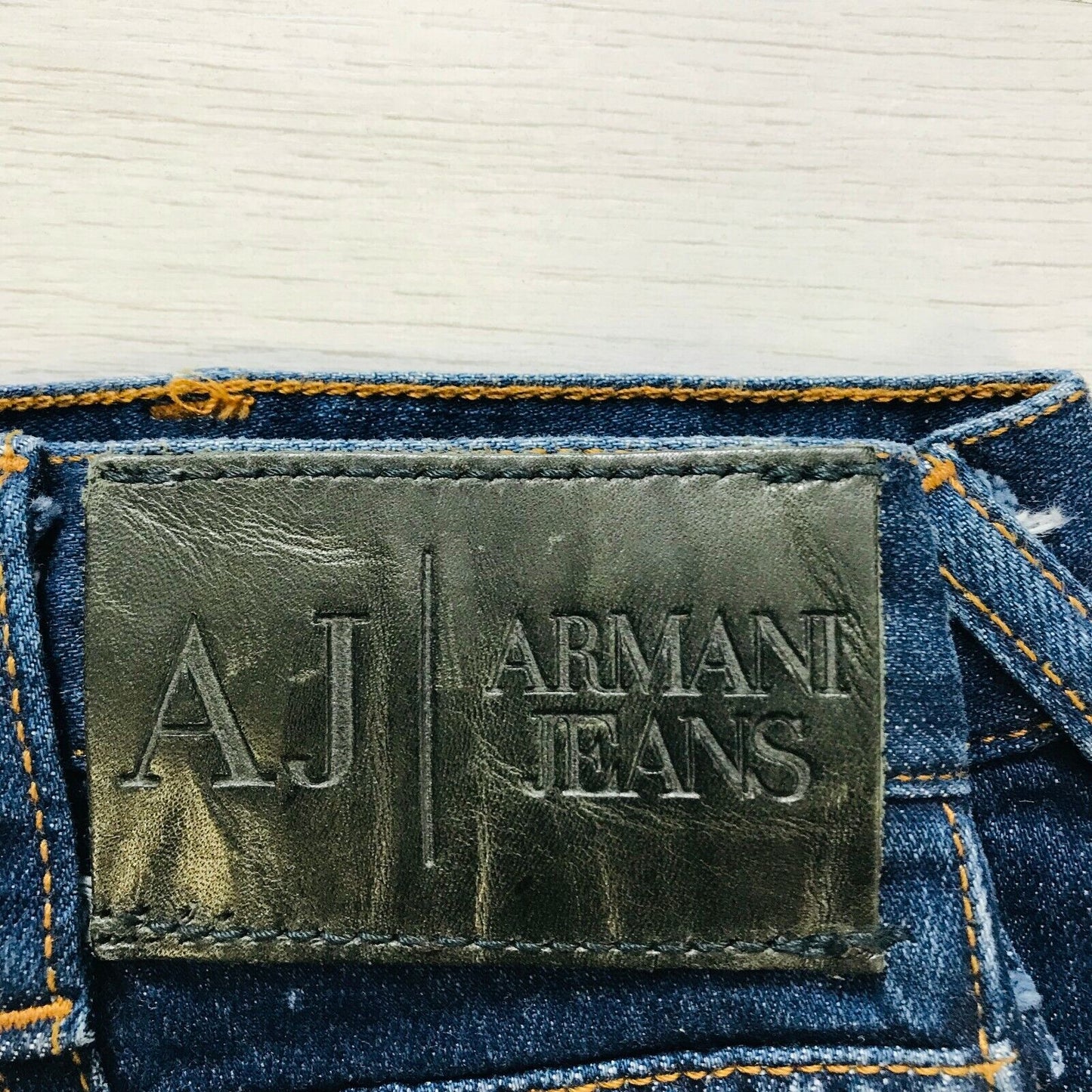 Men‘s Armani Jeans Blue Regular Fit Jeans Size W28 L34