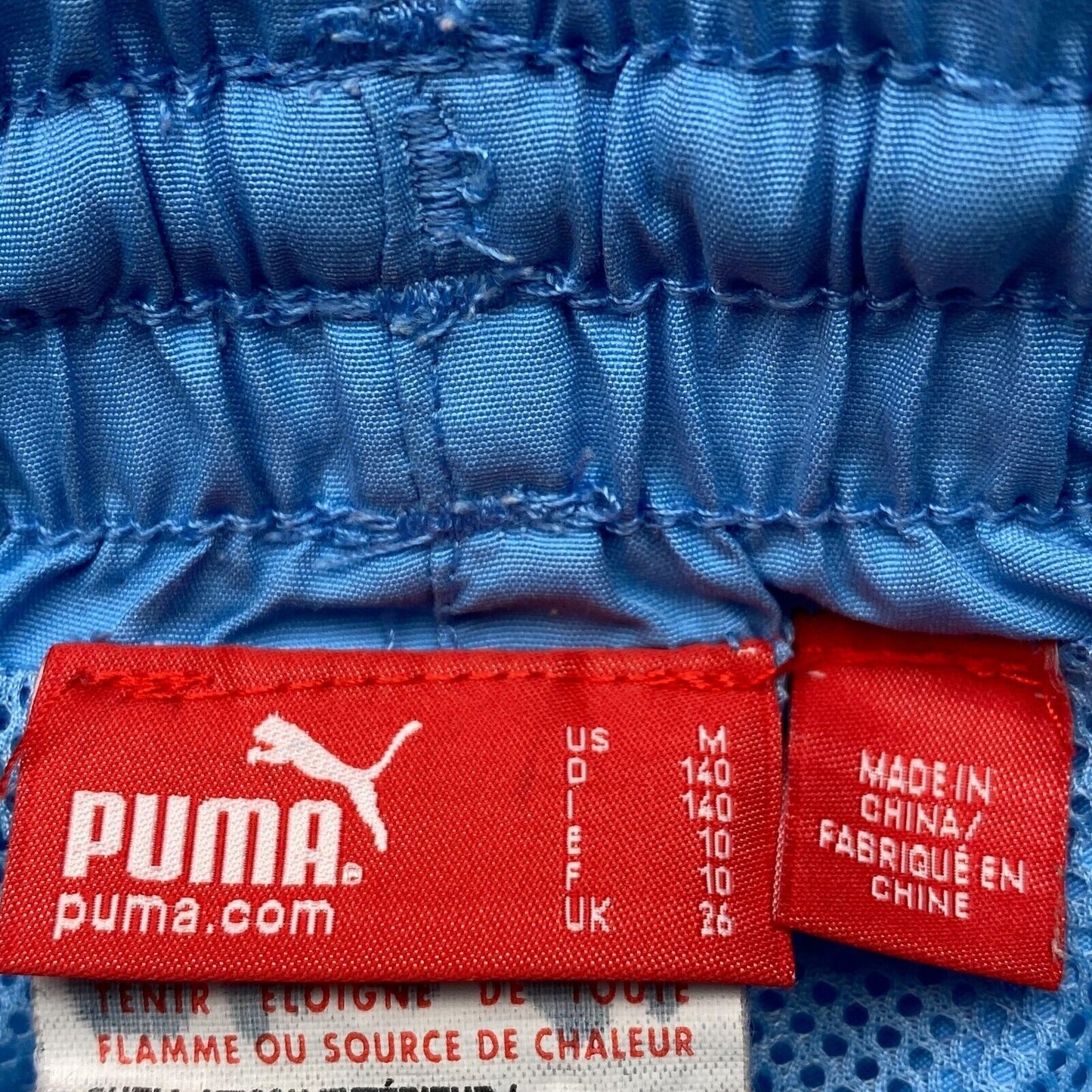 PUMA Blue Activewear Shorts Size 140 Cm