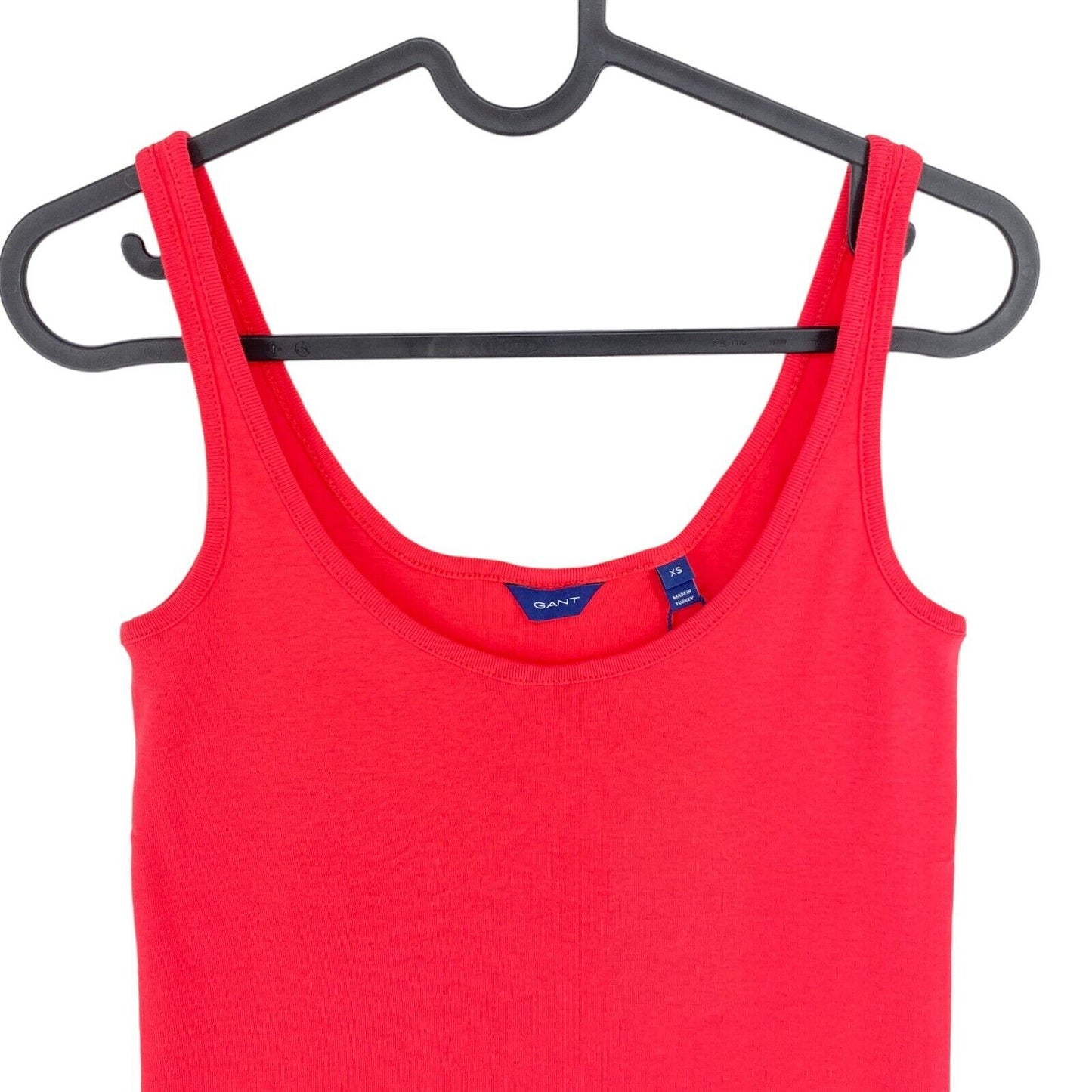 GANT Red 1x1 Rib Tank Top Size XS