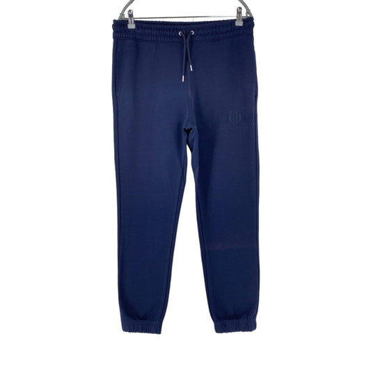 GANT Pantalon de survêtement à revers coupe régulière bleu foncé pour homme taille L