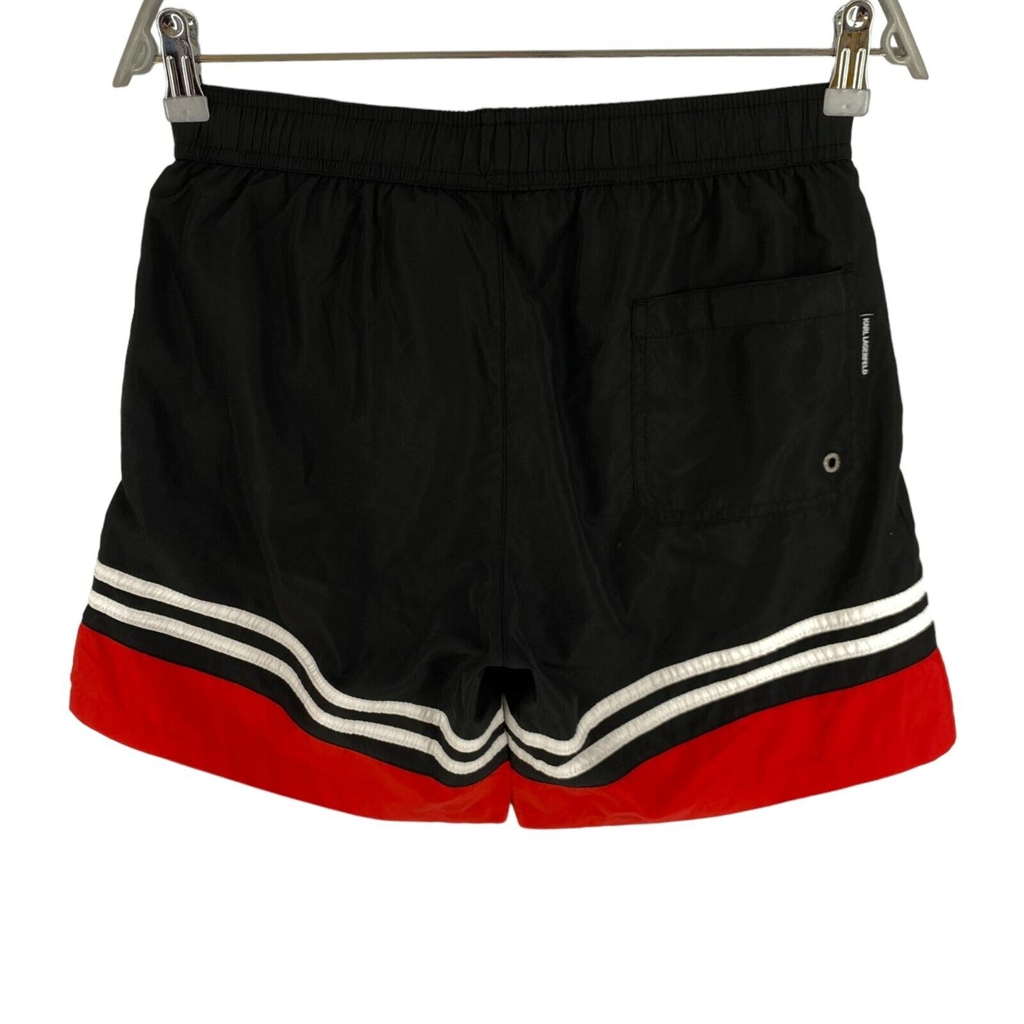 Karl Lagerfeld Black Short Board Swimming Shorts Size S