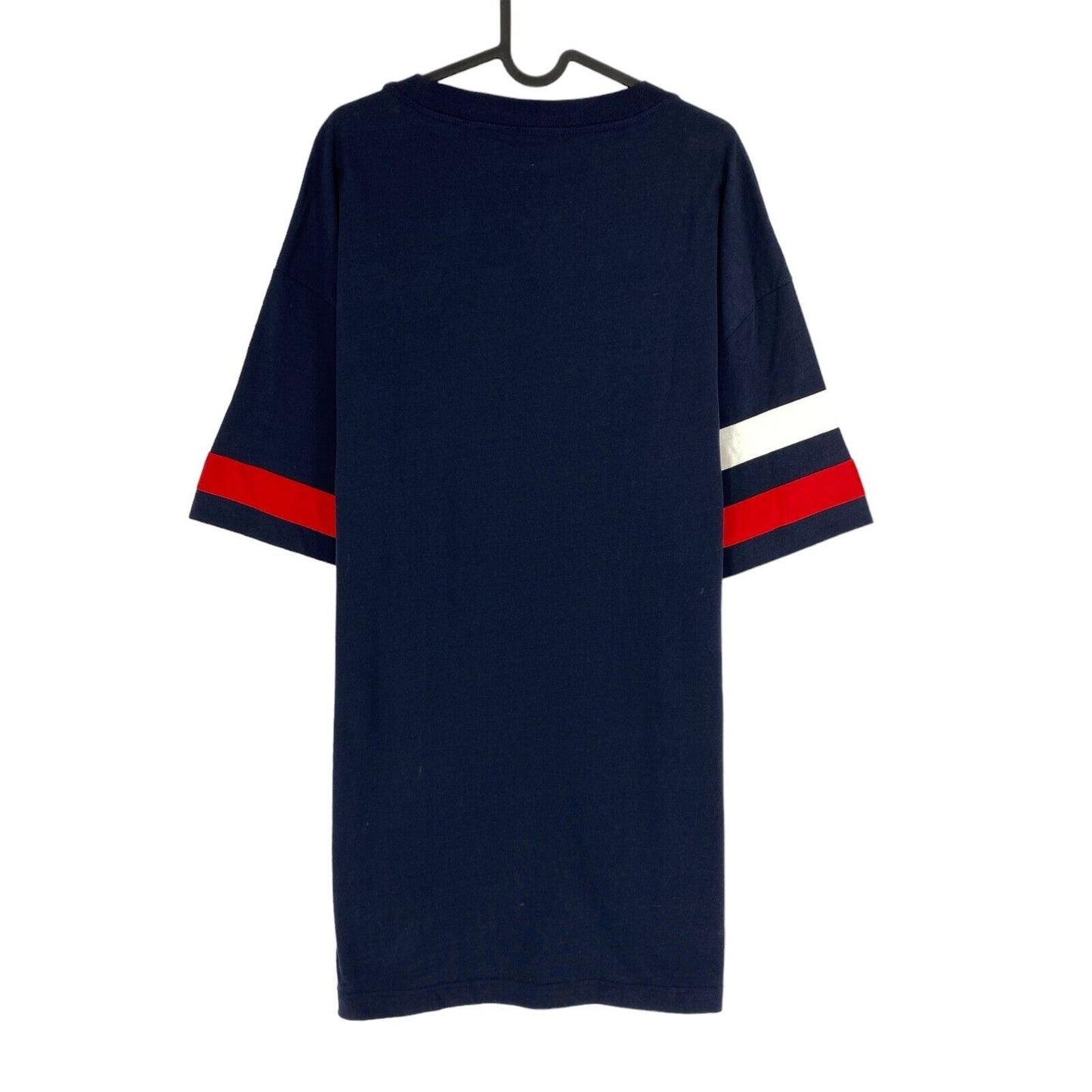 GANT Women Navy Blue Retro Logo Short Sleeves T Shirt Dress Size L