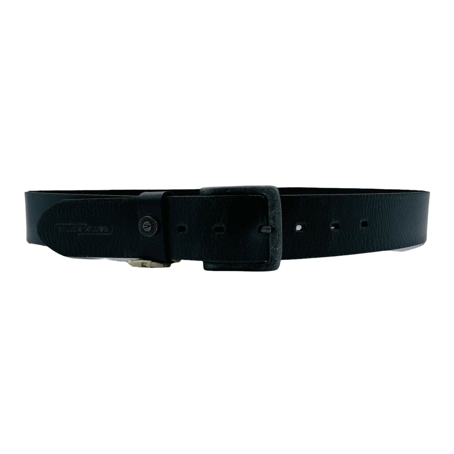 Camel Active Black Leather Belt Size S 80 85 cm