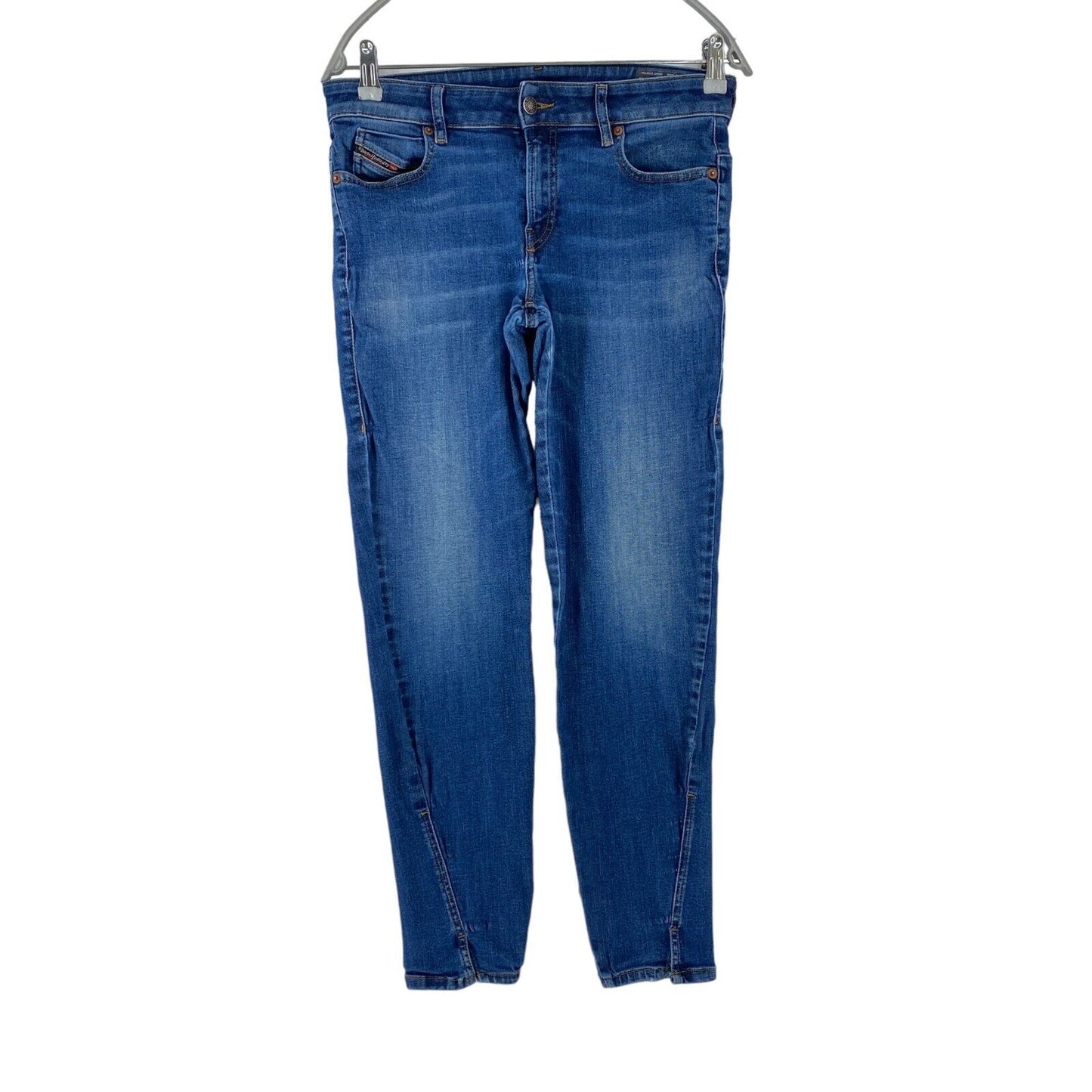 Diesel D-JEVEL Damen Jeans mit niedriger Taille und schmaler Passform, Blau, W29 L32