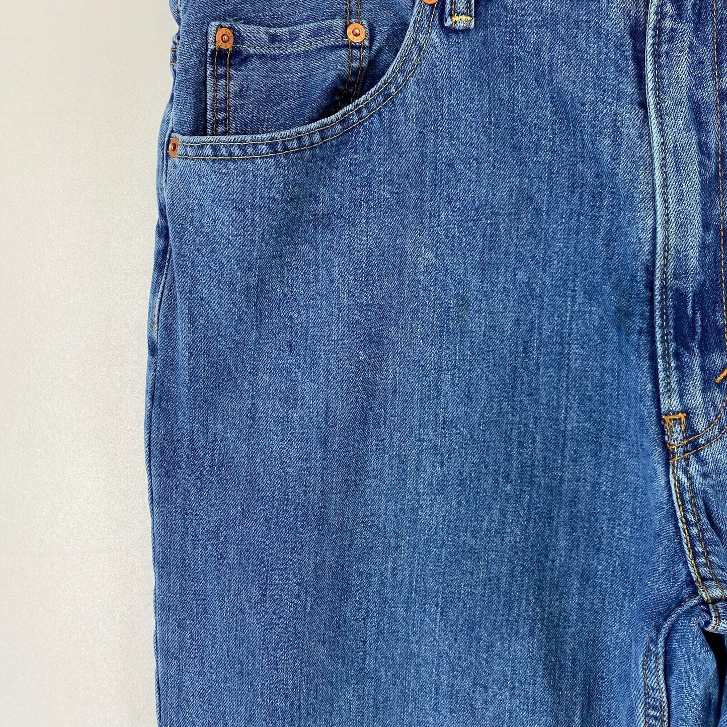 Levi's 550 Blue Relaxed Straight Fit Jeans W40 L32