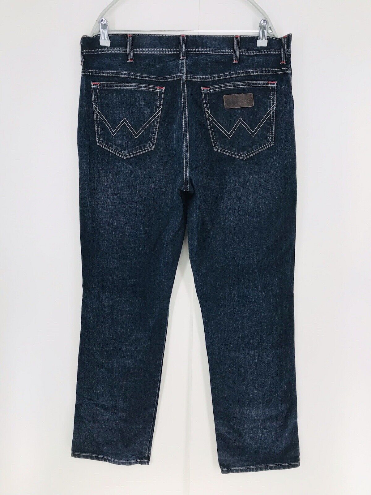 Wrangler TEXAS Dark Blue Regular Straight Fit Jeans Size W38 L32