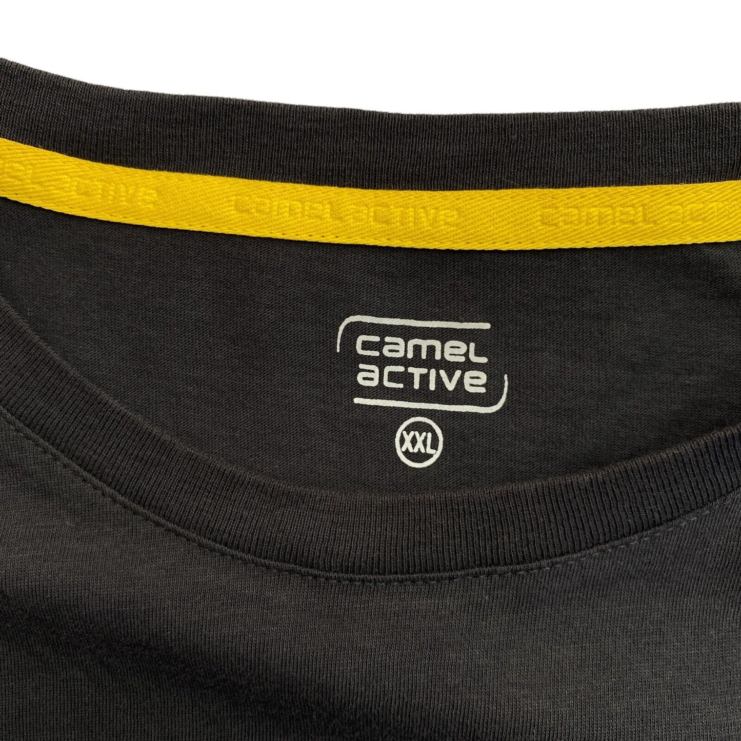 Camel Active Dark Grey Crew Neck T Shirt Size 2XL XXL