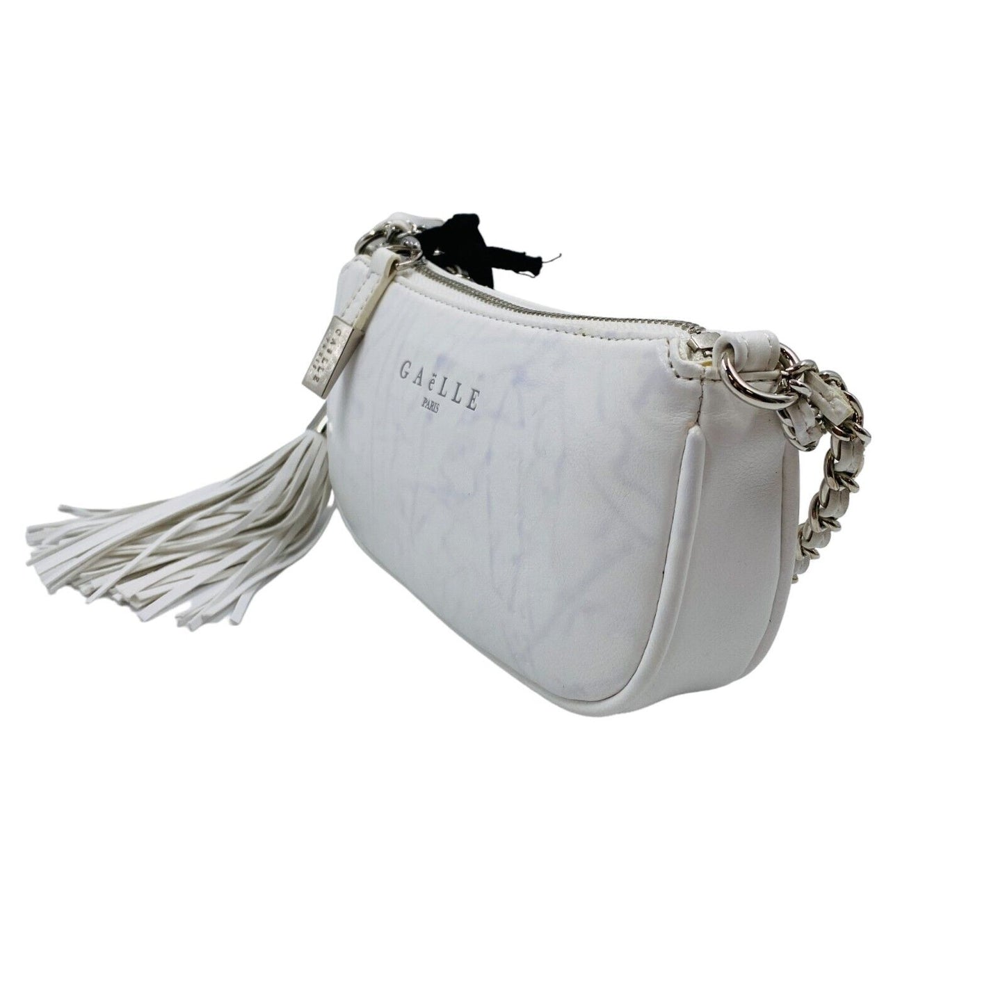 GAeLLE PARIS White Eco Leather Handbag Shoulder Bag