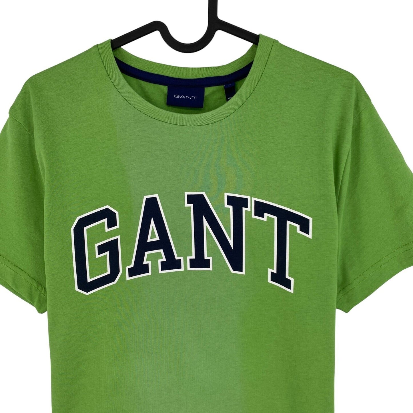 GANT T-Shirt mit Rundhalsausschnitt und Bogenumriss, Grün, Größe S