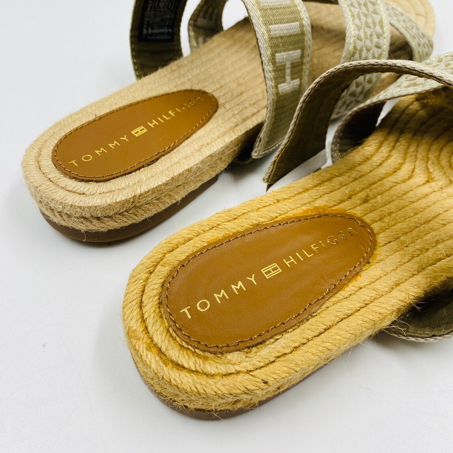 Tommy Hilfiger Mens Brown Espadrille Sandals Shoes EUR 41 US 9.5 UK 7