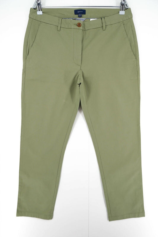 GANT Green Classic Chino Pants Trousers Size EUR 44 UK 16 US 14