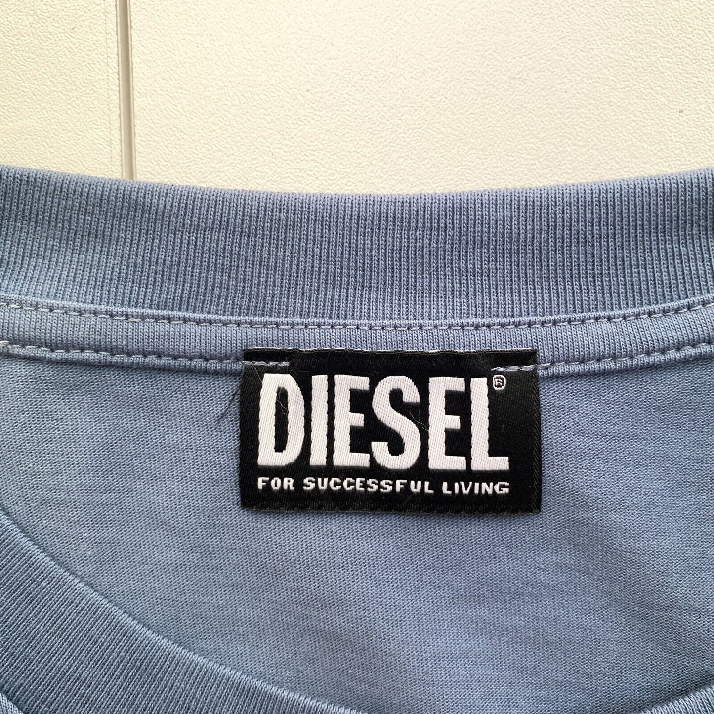 DIESEL Men Dark Blue T-JUST-K3 Crew Neck Short Sleeves T Shirt Size L