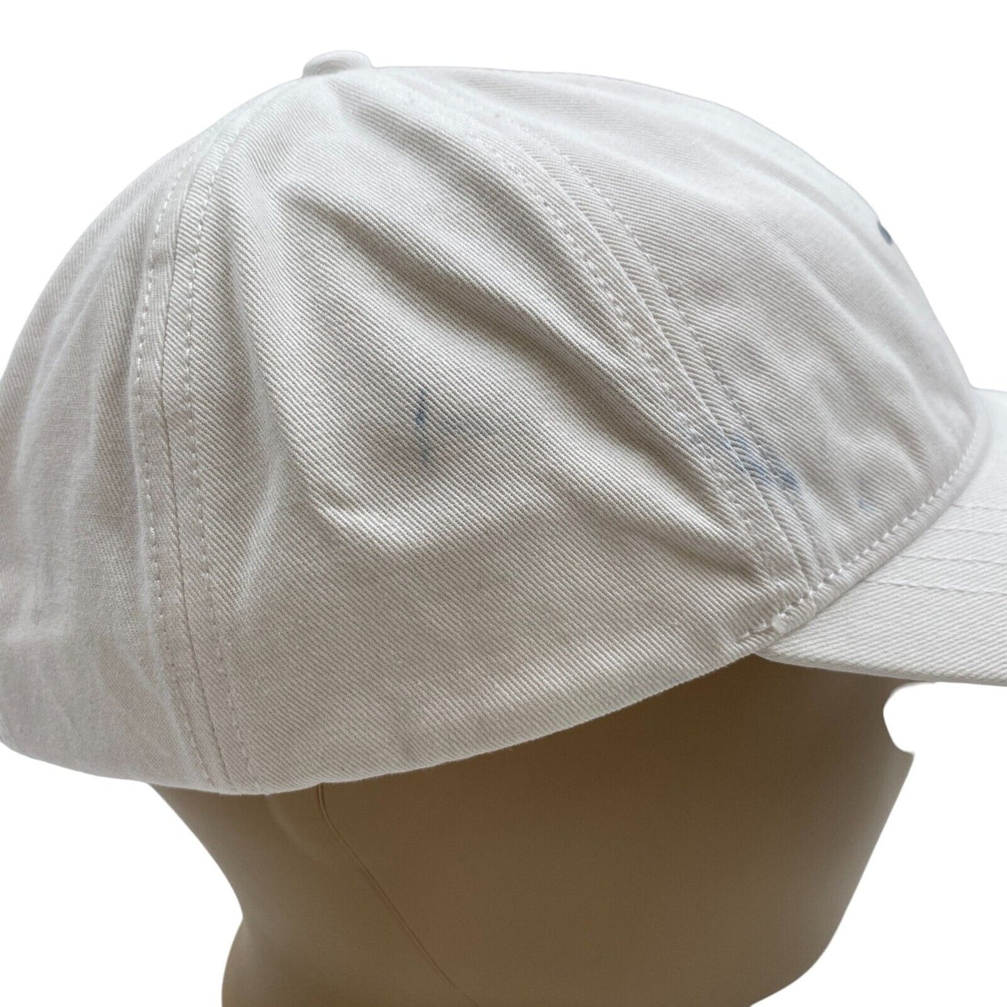 GANT Mens White Cotton Logo Baseball Twill Cap Hat One Size