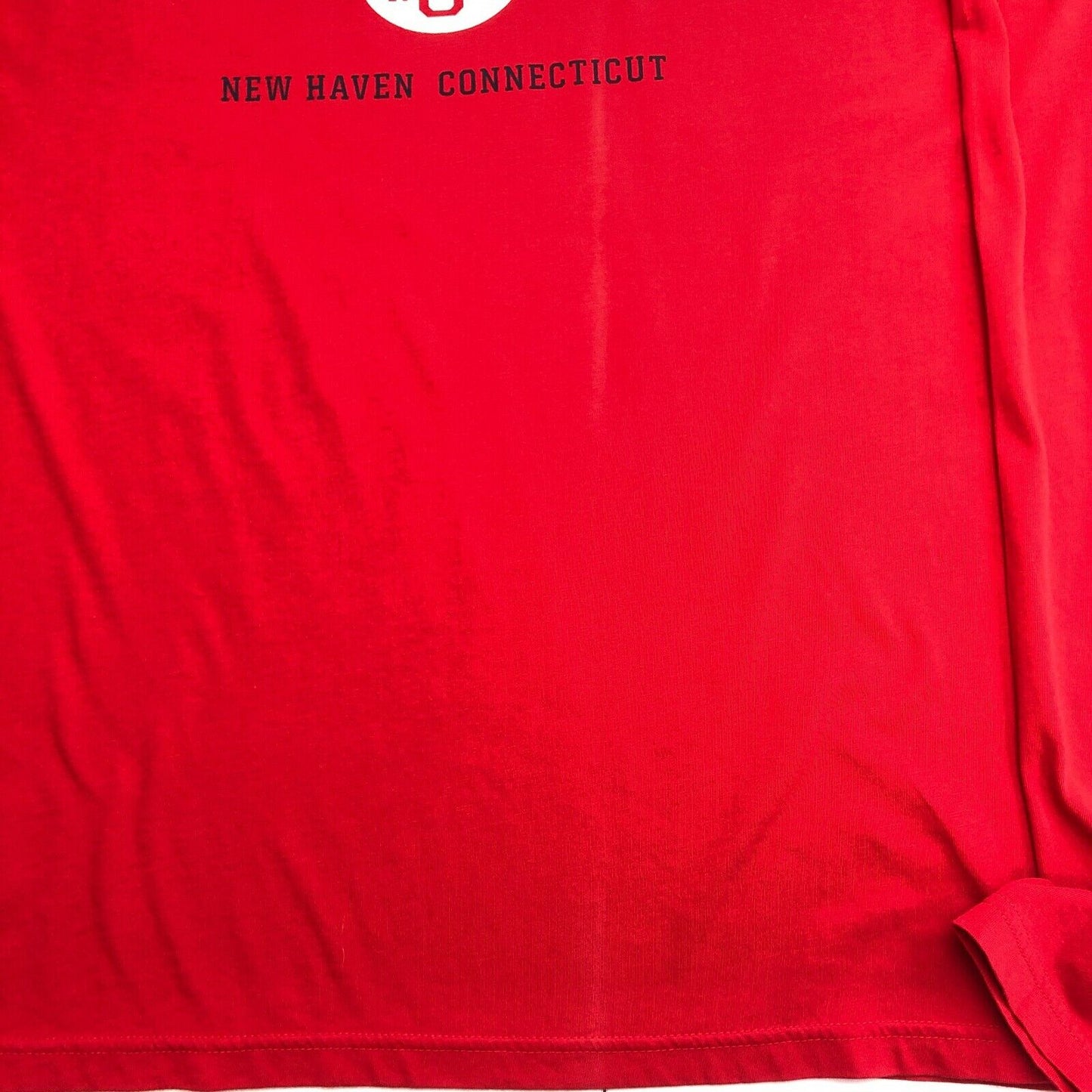 GANT Red Logo Crew Neck Long Sleeves T Shirt Size L