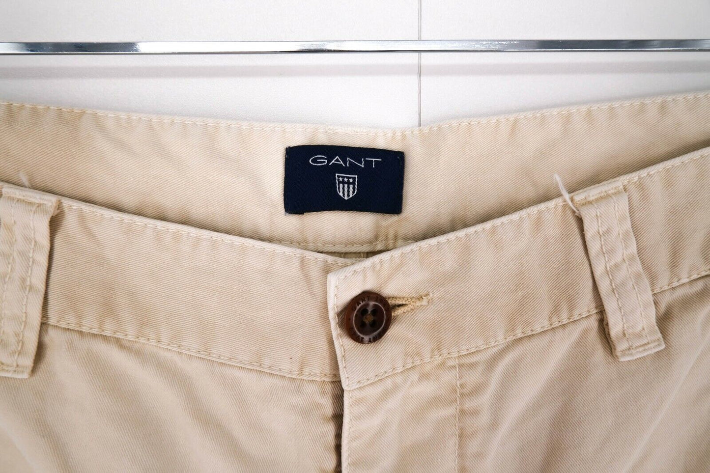 GANT Beige Loose Cargo Shorts Size W31