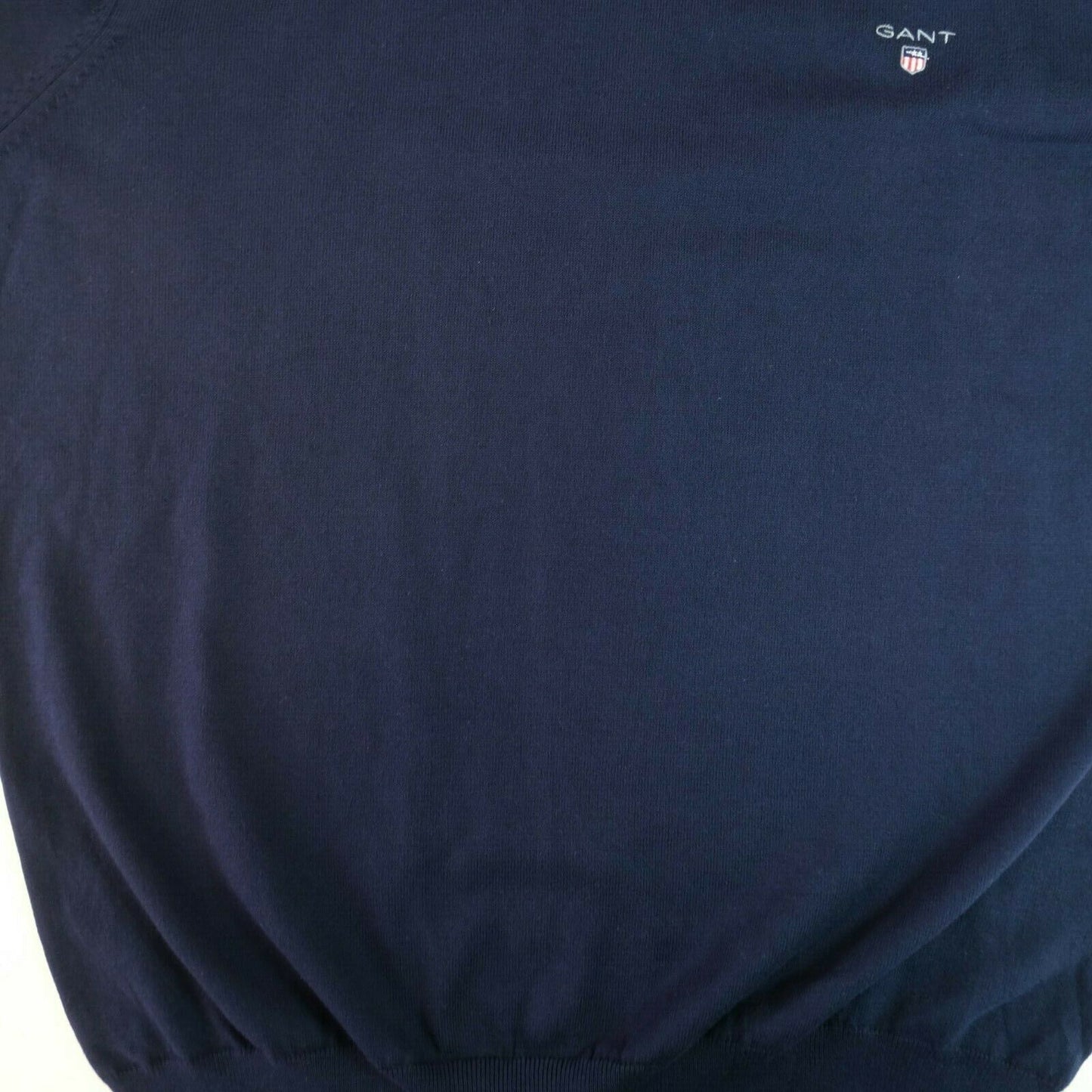 GANT Navy Blue 100% Cotton Crew Neck Jumper Sweater Size XL