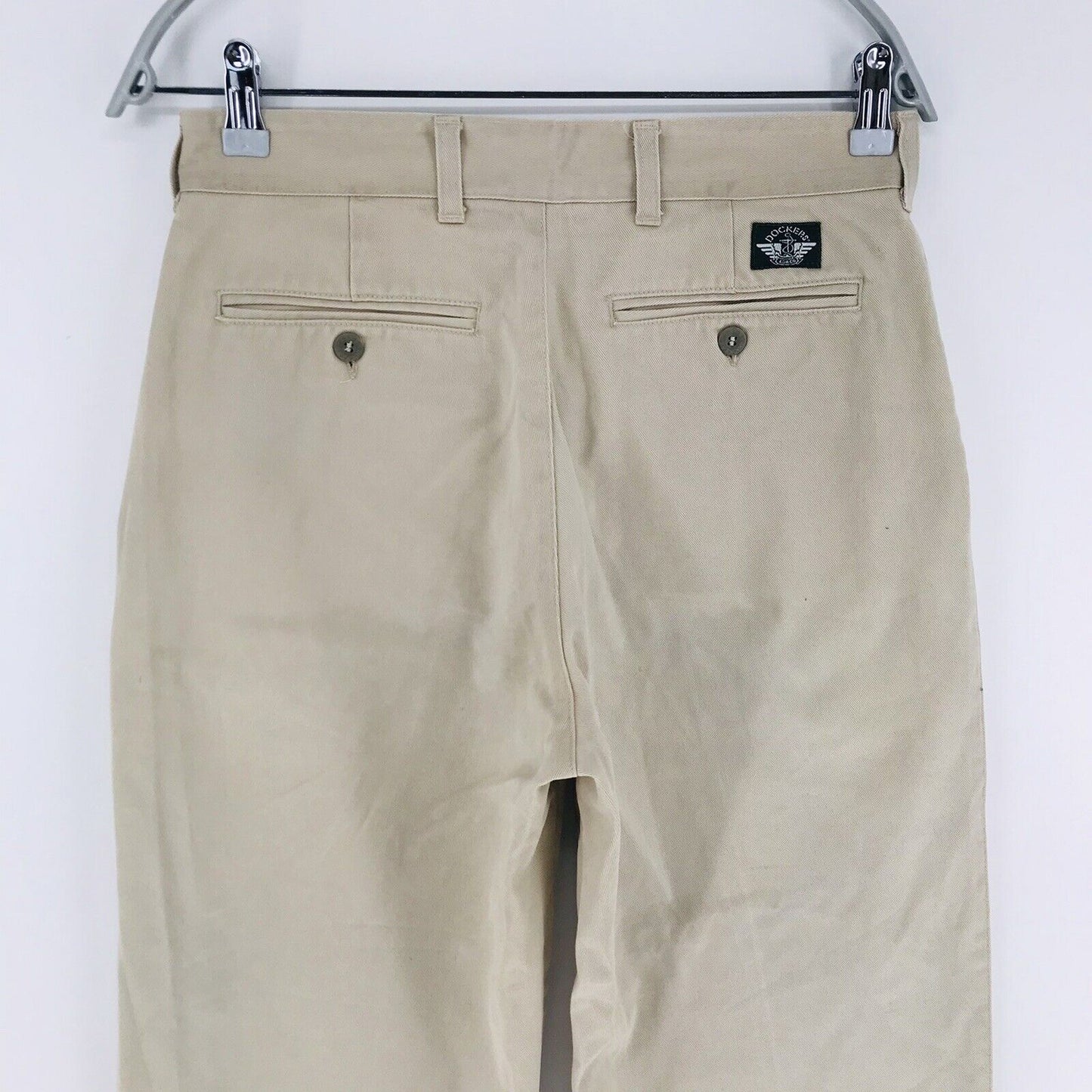 DOCKERS Beige Regular Straight Fit Chino Pants Trousers Size W30 L30