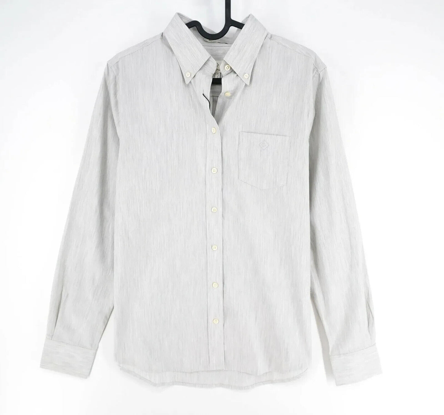 GANT Women Grey Pin Point Oxford Shirt Size EU 38 UK 12 US 8