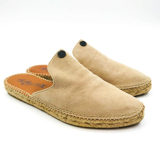 ODD MOLLY Beige Suede Leather Espadrille Sandals Slipons EUR 38 UK 5 US AU 7