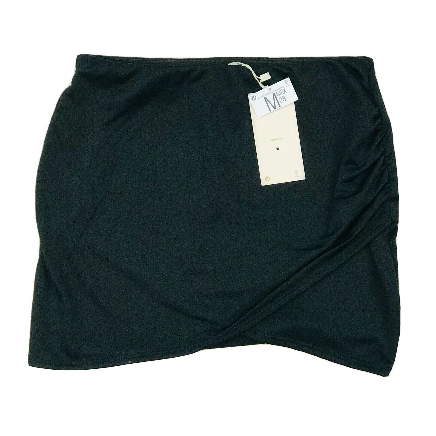 BERSHKA Black Women's Stretch Short Mini Skirt Size M W28