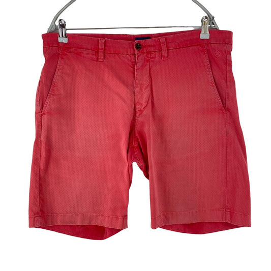 GANT Red Slim Fit Chino Shorts W35