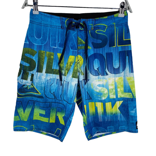 QUIKSILVER Blue Swimwear Swimming Trunks Shorts Size 14 155-163 Cm