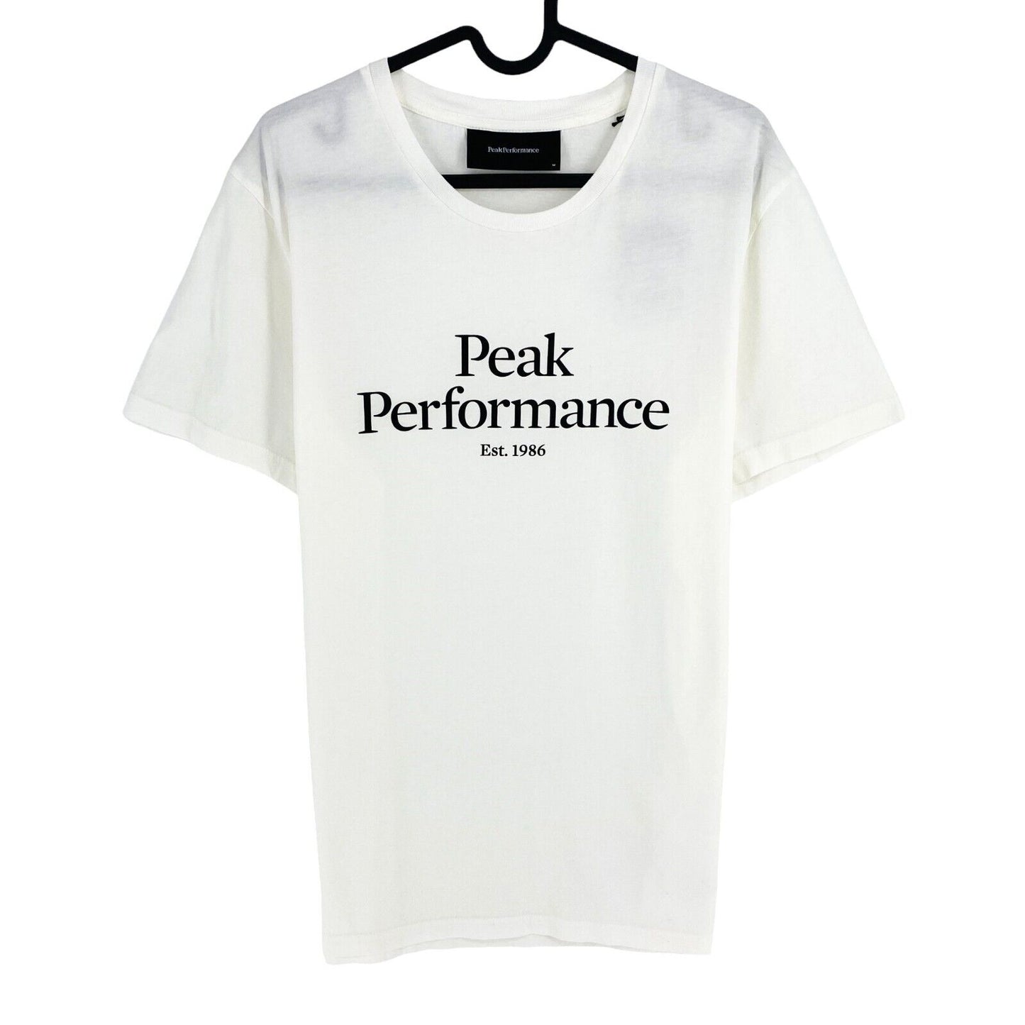 PEAK PERFORMANCE Men White Original Crew Neck Short Sleeves T Shirt Size M