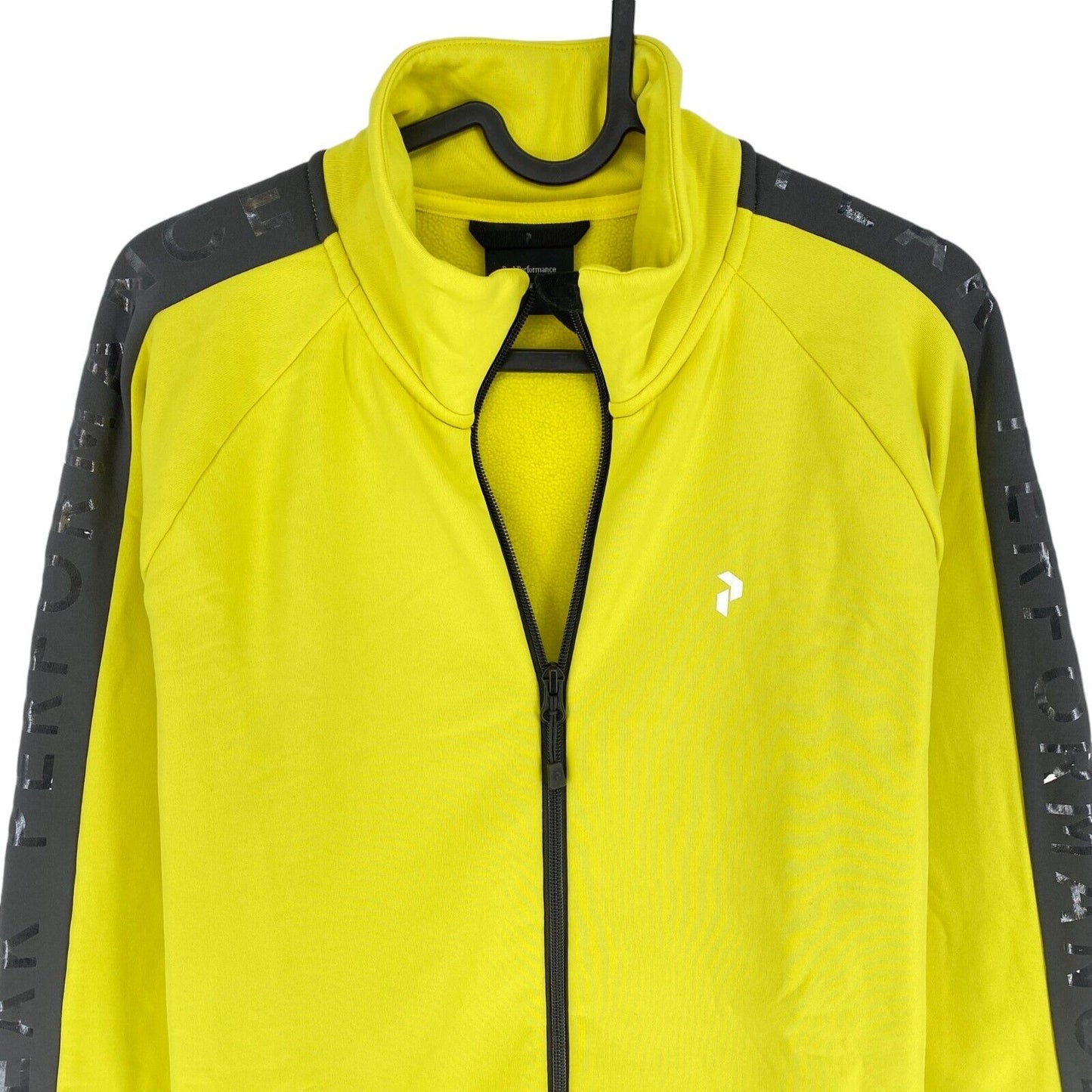 Peak Performance Women Yellow Rider Zip Jacket Size L