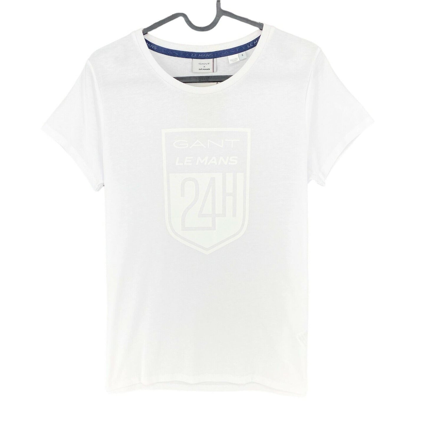 GANT x LE MANS White Crew Neck T Shirt Size S