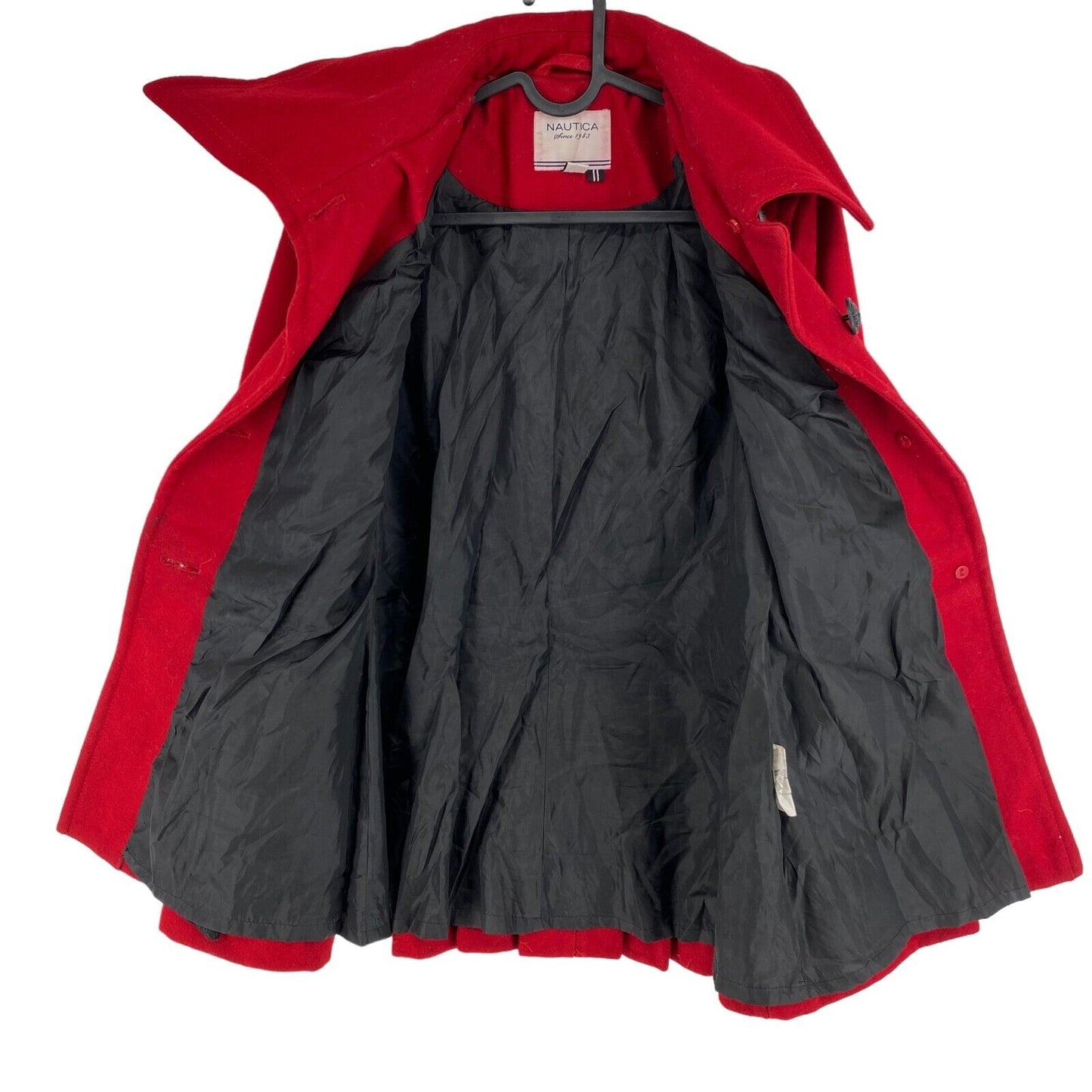 NAUTICA Veste caban en laine mélangée rouge Taille M