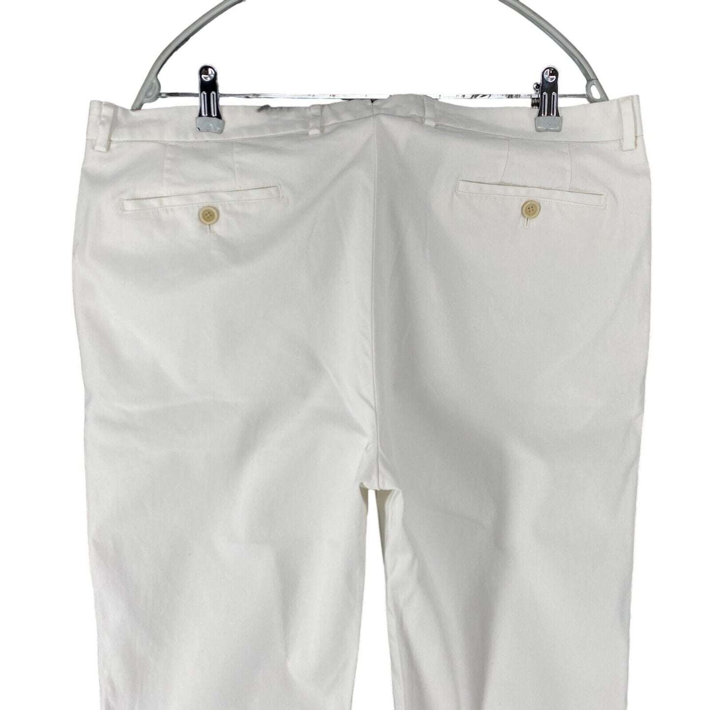 Tommy Hilfiger White Slim Fit Chino Trousers Size 54 W36 L34