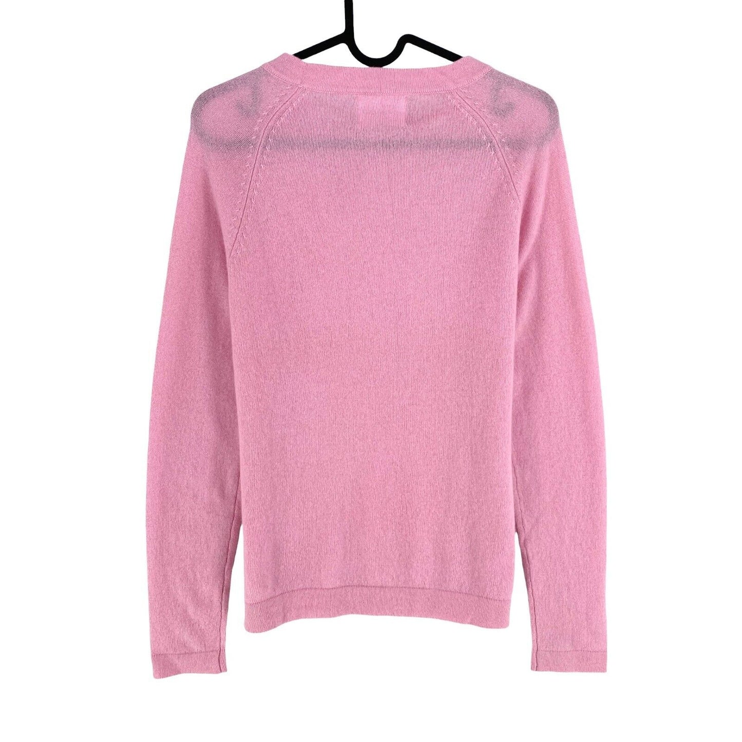 Just Cashmere Women Pink 100% Cashmere Crew Neck Sweater Pullover Size M