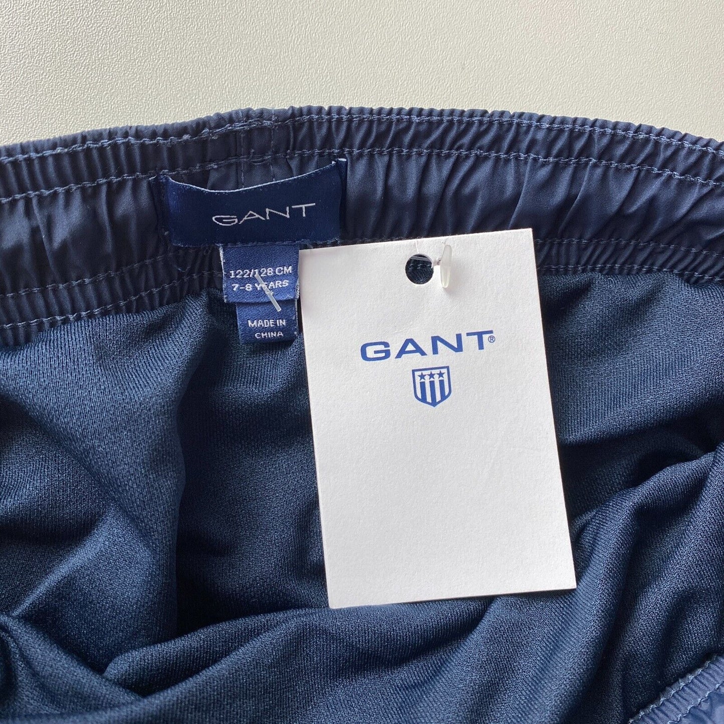 GANT Dark Blue Boys Swimwear Swimming Trunks Shorts 7 - 8 Years 122 / 128 cm