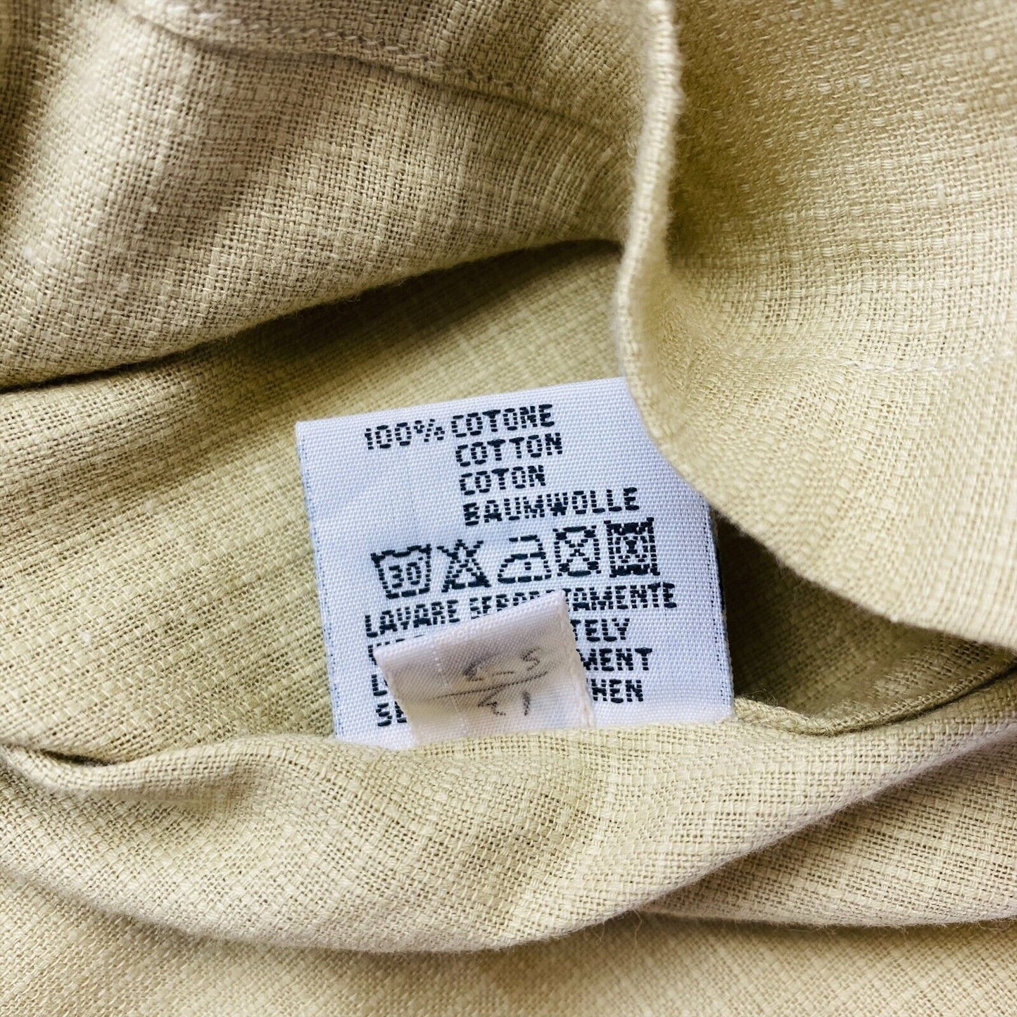 Invicta Beige Bluse, ärmellos, mit Kragen und Knopfleiste, 100 % Baumwolle, Größe S