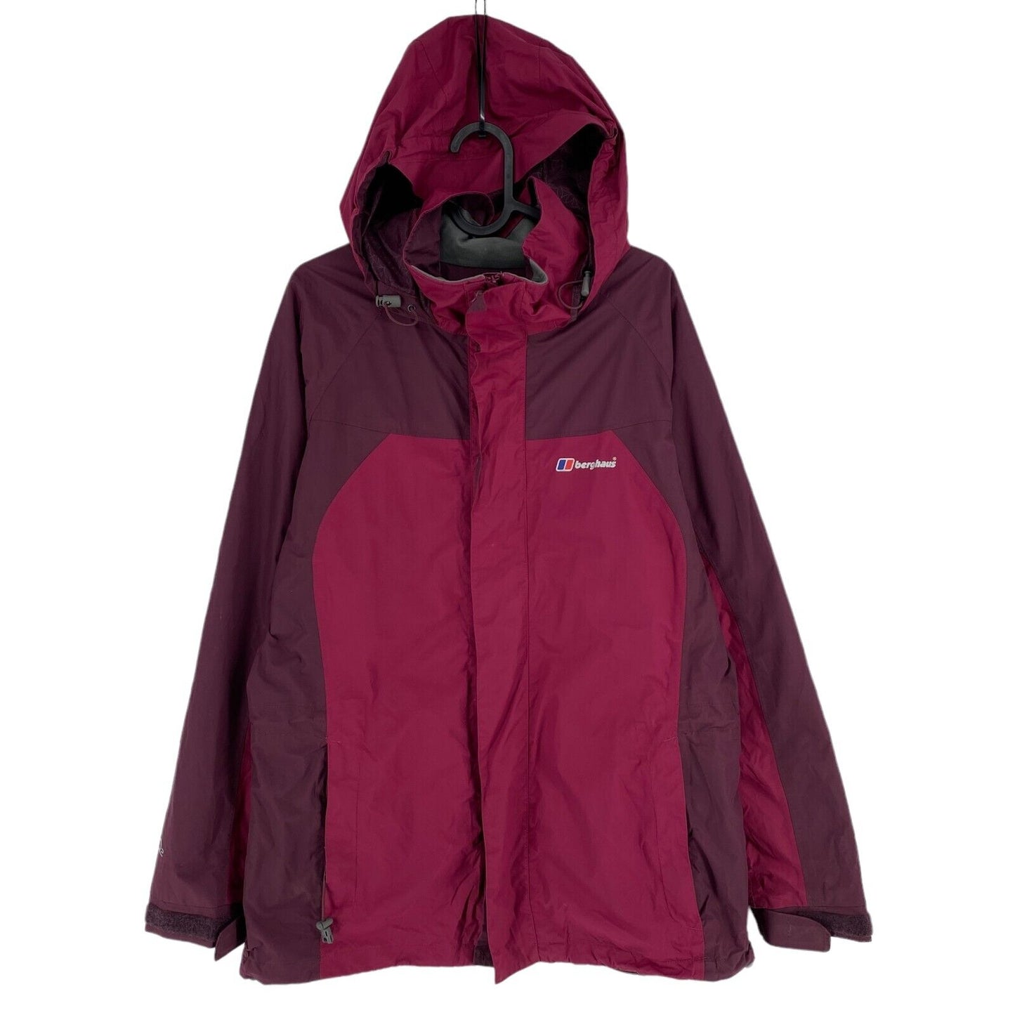 Berghaus Dark Purple Hooded Jacket Coat Size EU 42 UK 14 US 12