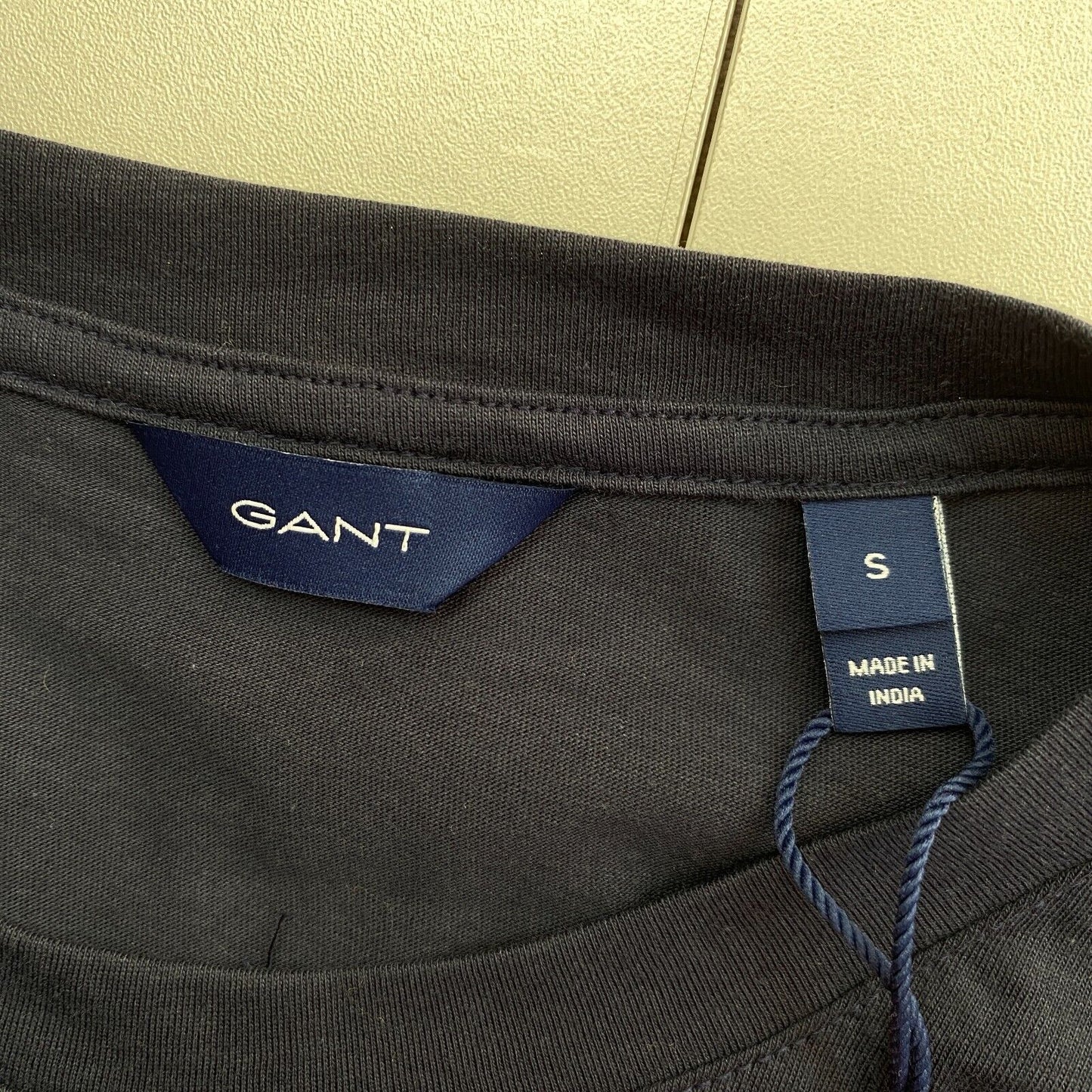 GANT Navy Blue Original Crew Neck T Shirt Size S