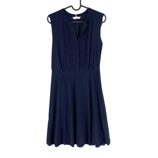 TOMMY HILFIGER Women Navy Blue Flared Dress Size EU 38 UK 10 US 6