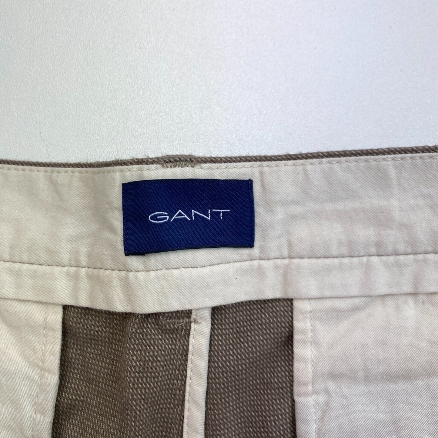 GANT Brown Hallden Slim Fit Chino Pants Trousers Size EU 50 UK/US 40